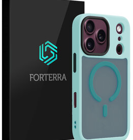 Forterra Forterra iPhone 18 Pro Max Magsafe Hoesje - Lichtblauw