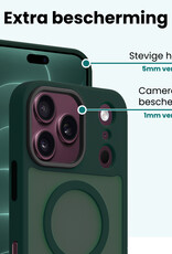 Forterra Forterra iPhone 18 Pro Max Magsafe Hoesje - Donkergroen - 2 PACK