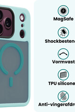 Forterra Forterra iPhone 18 Pro Max Magsafe Hoesje - Lichtblauw - 2 PACK