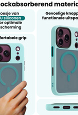 Forterra Forterra iPhone 18 Pro Max Magsafe Hoesje - Lichtblauw - 2 PACK