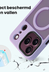 Forterra Forterra iPhone 18 Pro Max Magsafe Hoesje Lila Met 2x Screenprotector