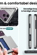 Forterra Forterra iPhone 18 Pro Hoesje Pashouder Hard - Grijs