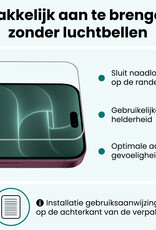Forterra Forterra iPhone 18 Pro Hoesje Pashouder Hard Met 2x Screenprotector - Grijs