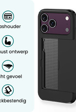 Forterra Forterra iPhone 18 Pro Max Hoesje Pashouder Hard - Zwart