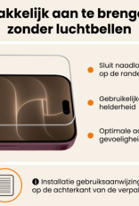 Nomfy Nomfy iPhone 18 Pro Max Hoesje Pashouder Hard Met Screenprotector - Donker Blauw