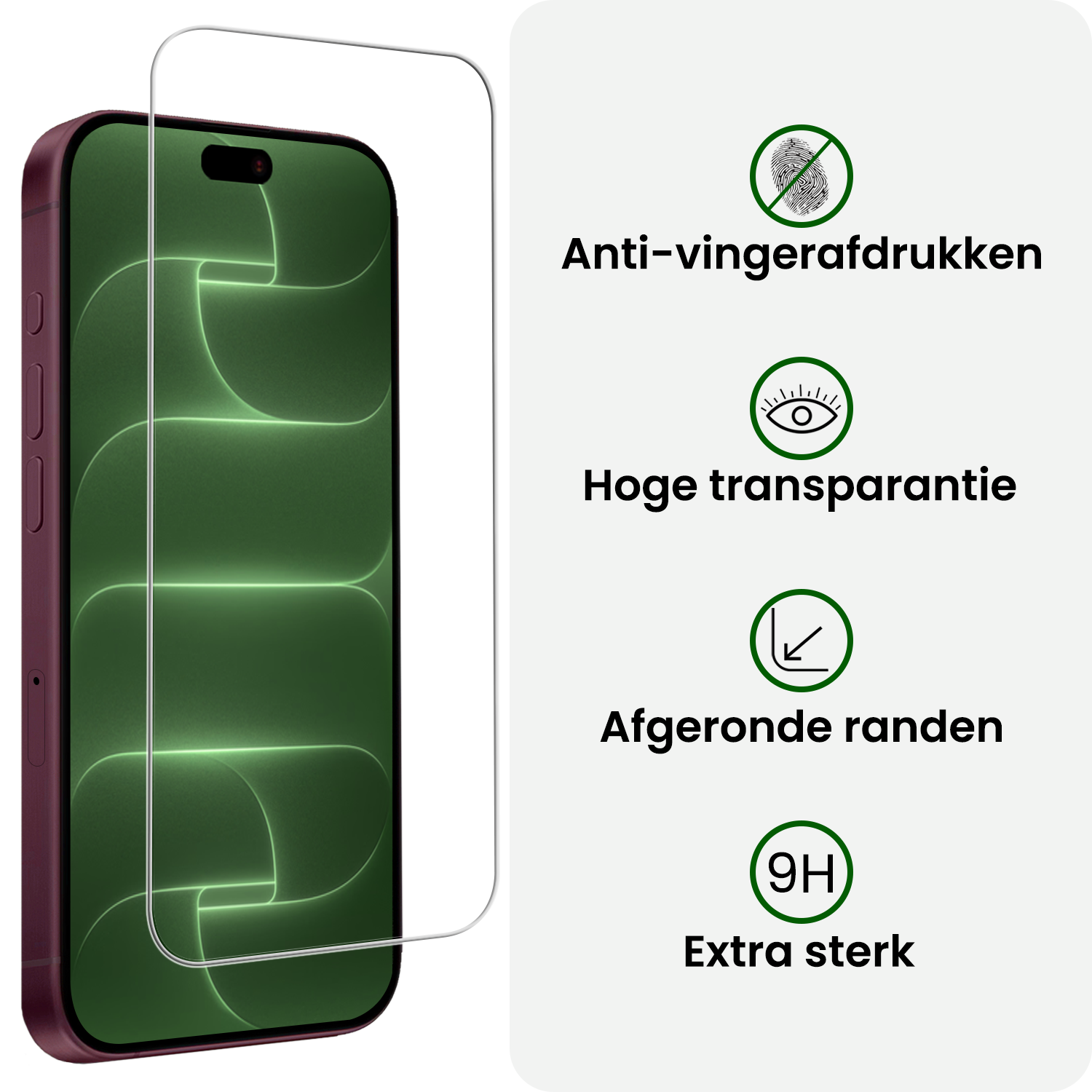 BASEY. BASEY. iPhone 18 Pro Magsafe Hoesje Lila Met Screenprotector