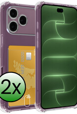 BASEY. BASEY. iPhone 18 Pro Max Hoesje Pashouder - 2 PACK