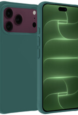 BASEY. BASEY. iPhone 18 Pro Hoesje Siliconen - Donkergroen