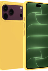 BASEY. BASEY. iPhone 18 Pro Hoesje Siliconen - Geel