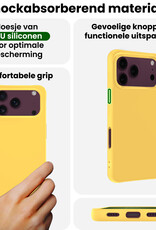 BASEY. BASEY. iPhone 18 Pro Hoesje Siliconen - Geel