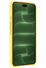 BASEY. BASEY. iPhone 18 Pro Hoesje Siliconen - Geel