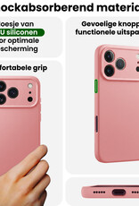BASEY. BASEY. iPhone 18 Pro Hoesje Siliconen - Lichtroze