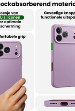 BASEY. BASEY. iPhone 18 Pro Hoesje Siliconen - Lila