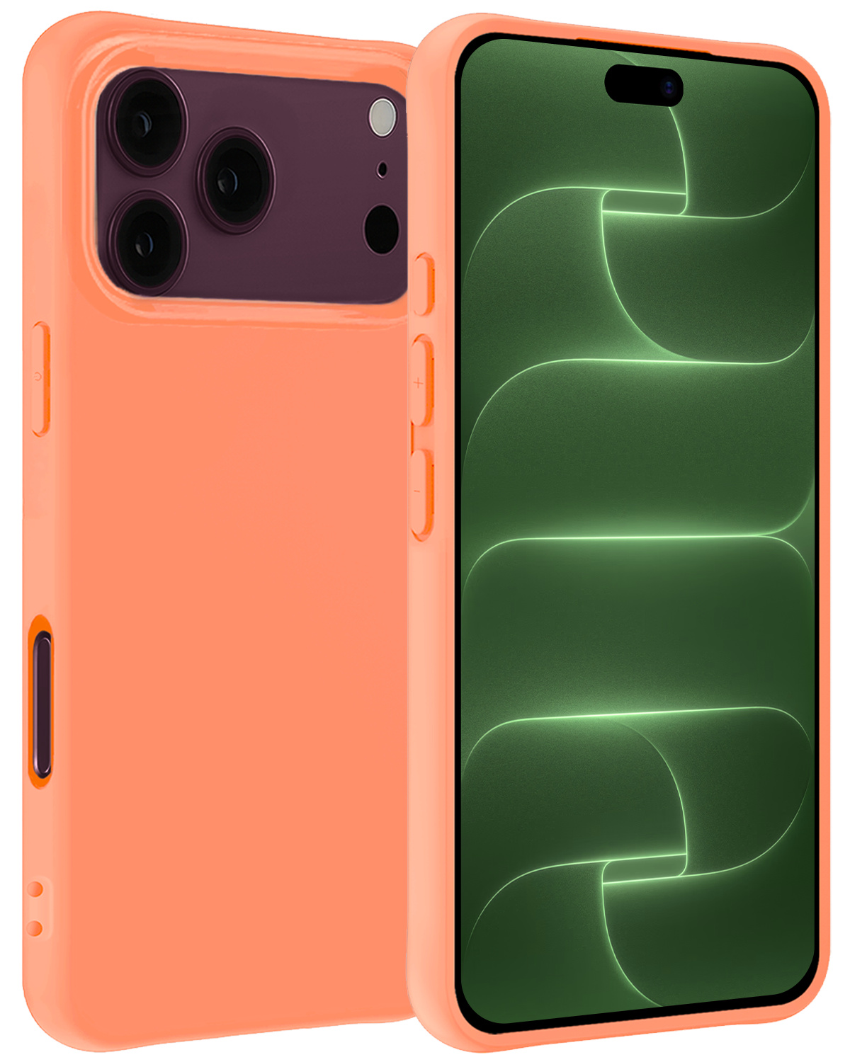 BASEY. BASEY. iPhone 18 Pro Hoesje Siliconen - Perzik