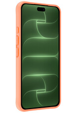 BASEY. BASEY. iPhone 18 Pro Hoesje Siliconen - Perzik