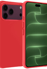 BASEY. BASEY. iPhone 18 Pro Hoesje Siliconen - Rood