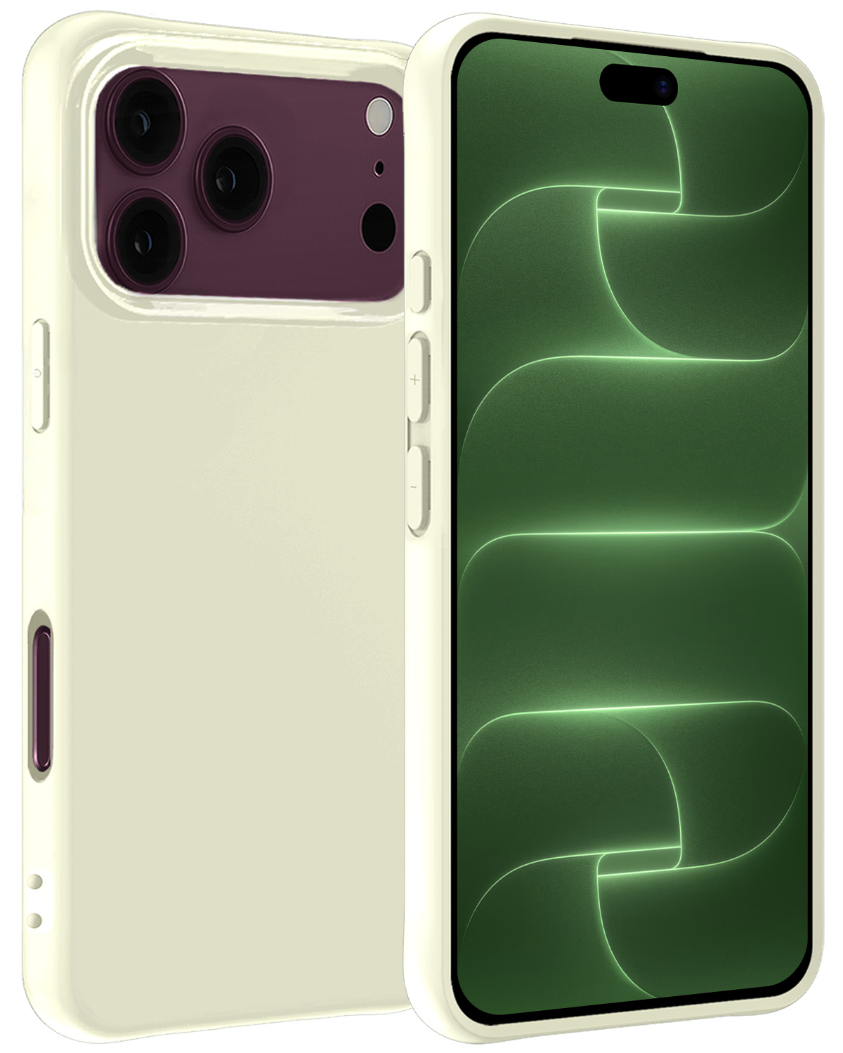 BASEY. BASEY. iPhone 18 Pro Hoesje Siliconen - Wit