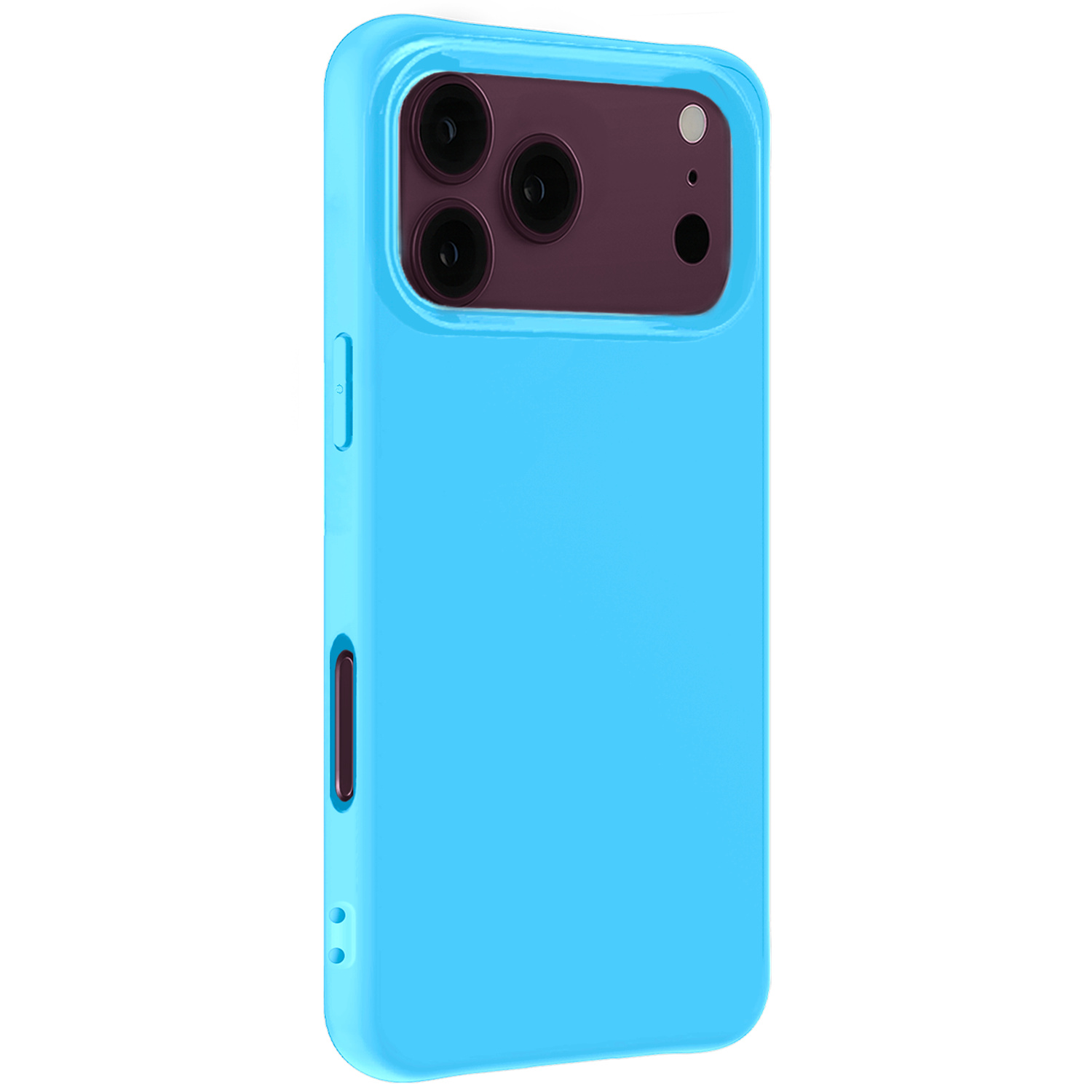 BASEY. BASEY. iPhone 18 Pro Hoesje Siliconen - Lichtblauw - 2 PACK
