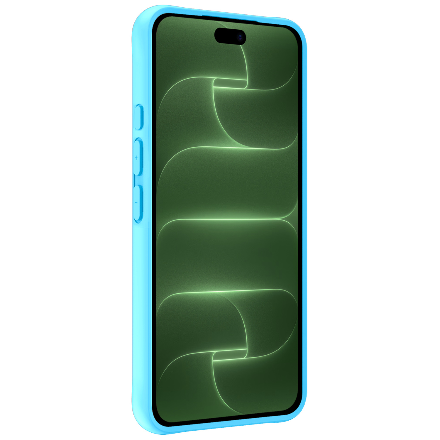 BASEY. BASEY. iPhone 18 Pro Hoesje Siliconen - Lichtblauw - 2 PACK