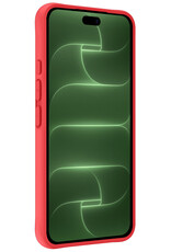 BASEY. BASEY. iPhone 18 Pro Hoesje Siliconen - Rood - 2 PACK