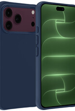 BASEY. BASEY. iPhone 18 Pro Max Hoesje Siliconen - Donkerblauw