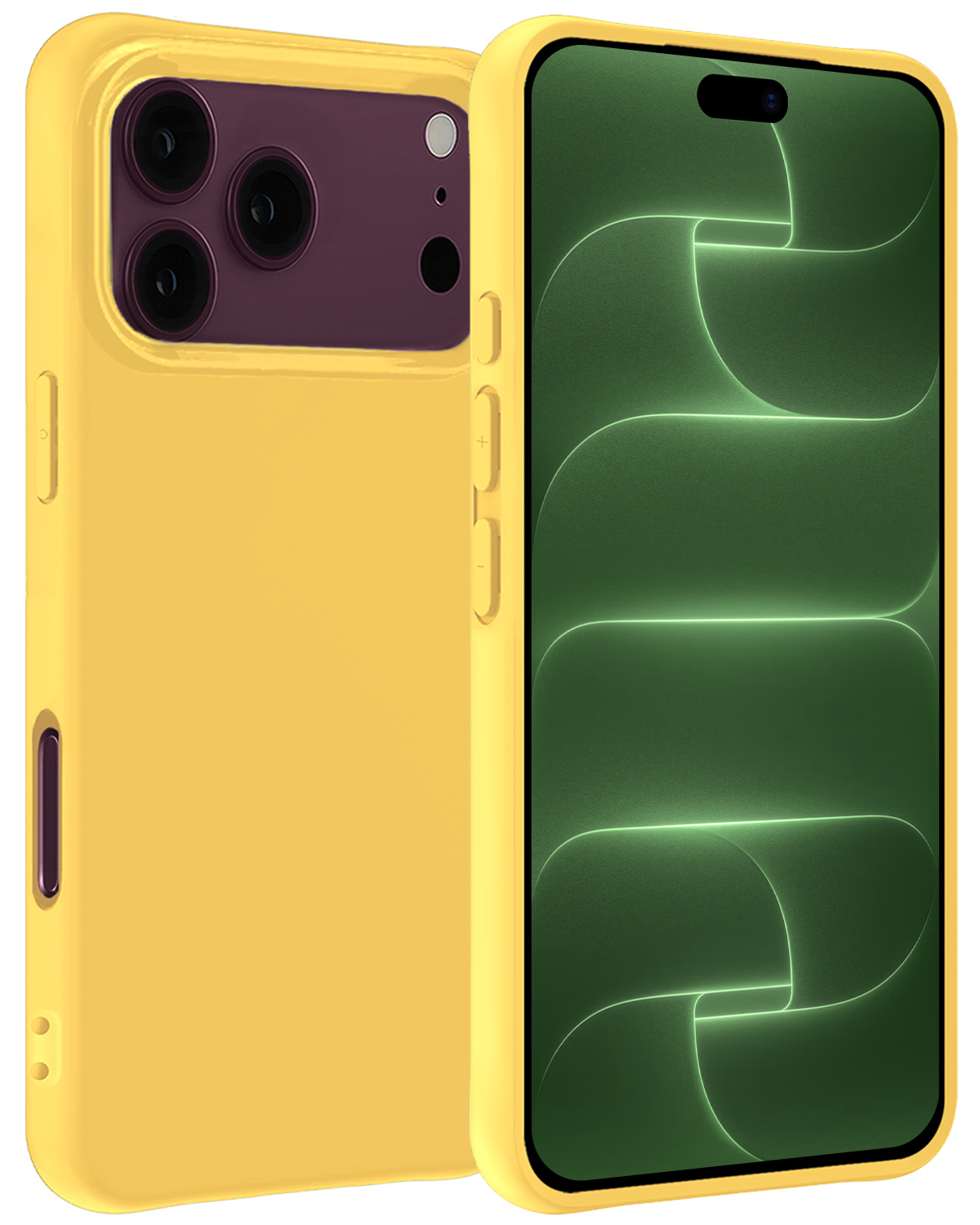 BASEY. BASEY. iPhone 18 Pro Max Hoesje Siliconen - Geel