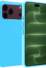 BASEY. BASEY. iPhone 18 Pro Max Hoesje Siliconen - Lichtblauw