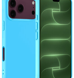 BASEY. BASEY. iPhone 18 Pro Max Hoesje Siliconen - Lichtblauw