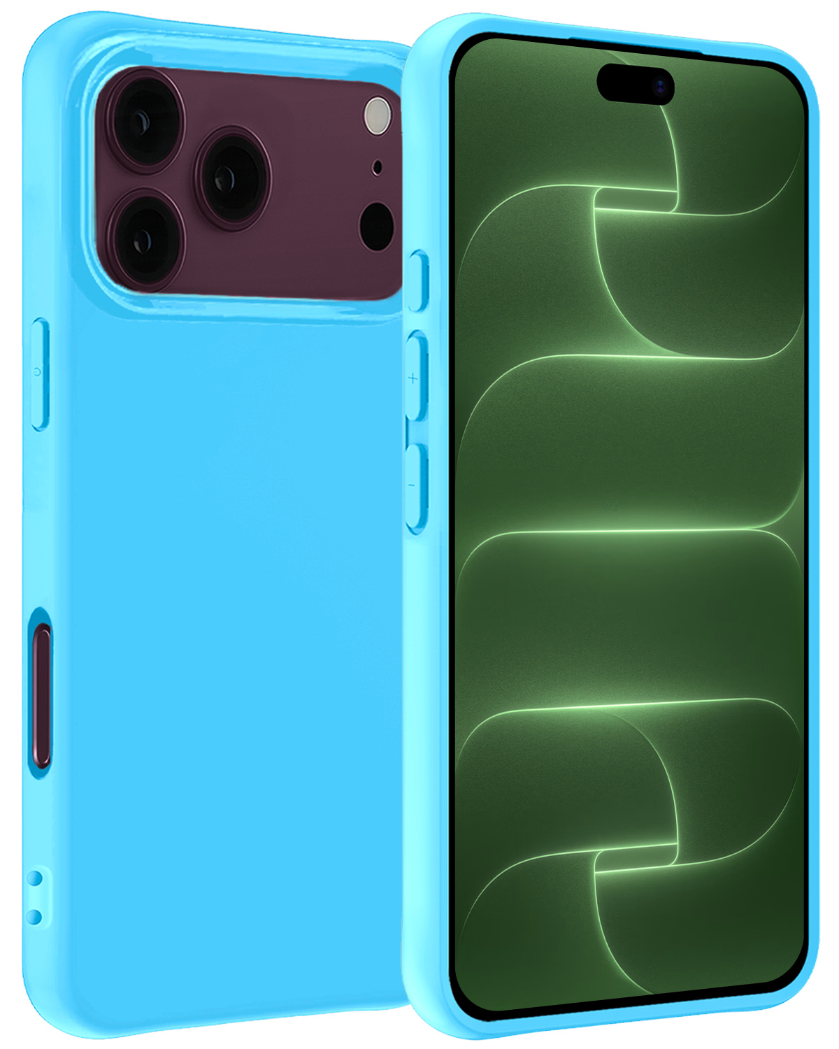 BASEY. BASEY. iPhone 18 Pro Max Hoesje Siliconen - Lichtblauw