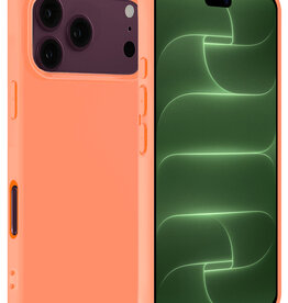 BASEY. BASEY. iPhone 18 Pro Max Hoesje Siliconen - Perzik
