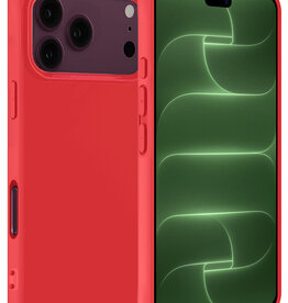 BASEY. BASEY. iPhone 18 Pro Max Hoesje Siliconen - Rood