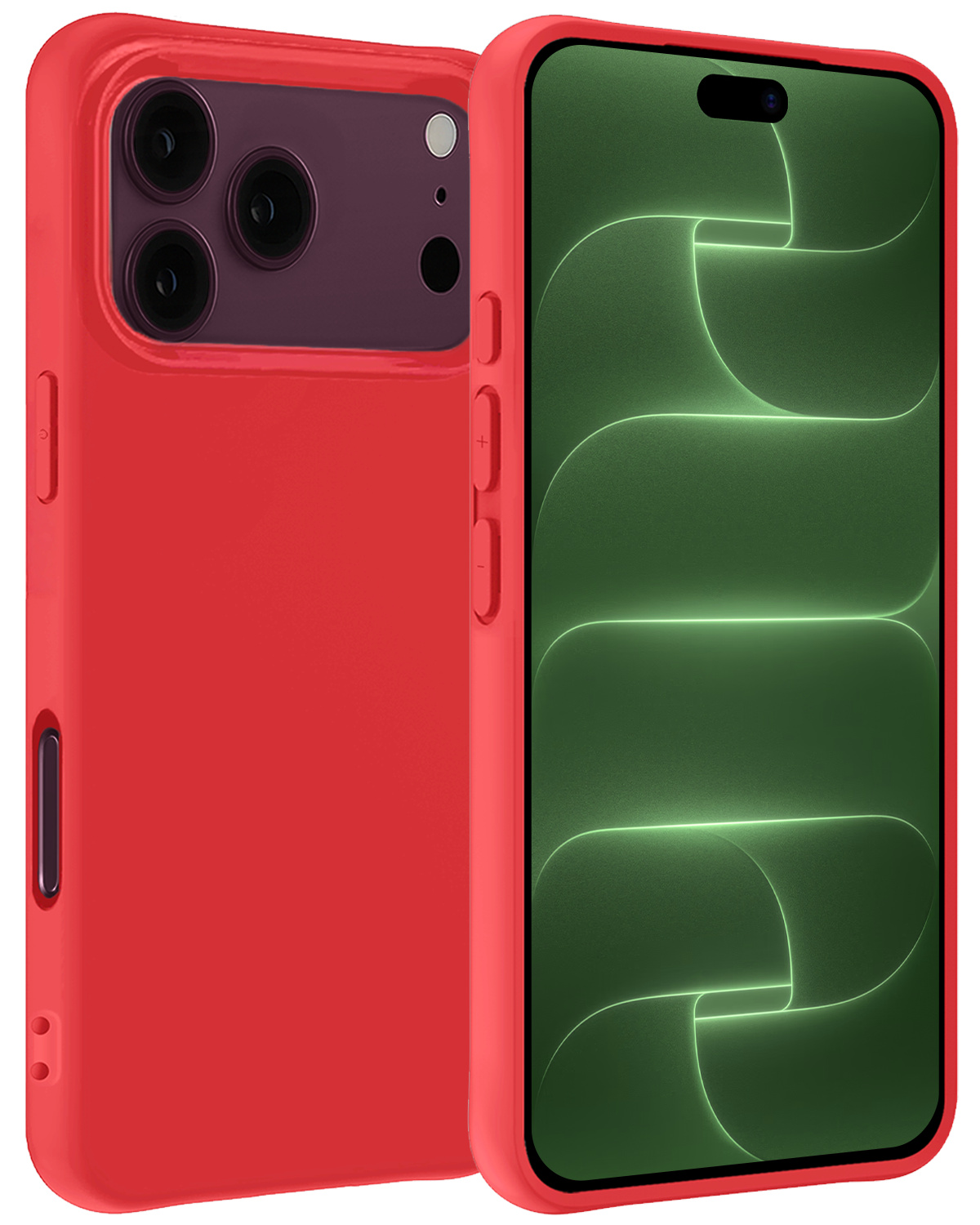 BASEY. BASEY. iPhone 18 Pro Max Hoesje Siliconen - Rood