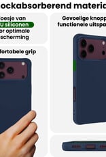 BASEY. BASEY. iPhone 18 Pro Max Hoesje Siliconen - Donkerblauw - 2 PACK