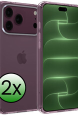 BASEY. BASEY. iPhone 18 Pro Max Hoesje Siliconen - Transparant - 2 PACK