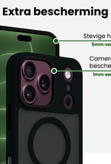 BASEY. BASEY. iPhone 18 Pro Magsafe Hoesje Zwart Met 2x Screenprotector