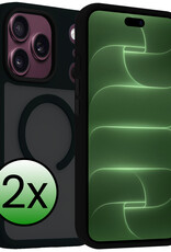 BASEY. BASEY. iPhone 18 Pro Max Magsafe Hoesje - Zwart - 2 PACK