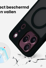 BASEY. BASEY. iPhone 18 Pro Max Magsafe Hoesje Zwart Met Screenprotector