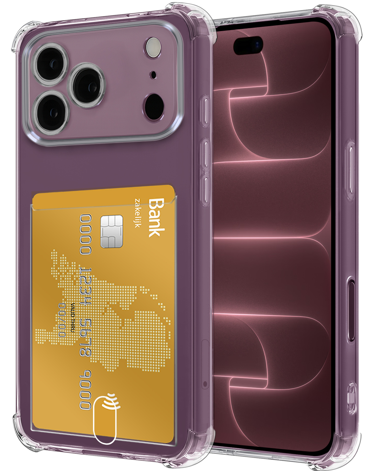 NoXx NoXx iPhone 18 Pro Max Hoesje Pashouder
