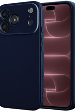 NoXx NoXx iPhone 18 Pro Hoesje Siliconen - Donkerblauw
