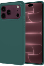 NoXx NoXx iPhone 18 Pro Hoesje Siliconen - Donkergroen