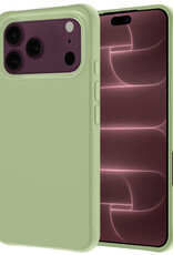 NoXx NoXx iPhone 18 Pro Hoesje Siliconen - Groen