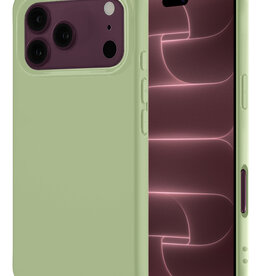 NoXx NoXx iPhone 18 Pro Hoesje Siliconen - Groen