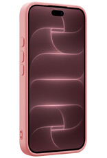NoXx NoXx iPhone 18 Pro Hoesje Siliconen - Lichtroze