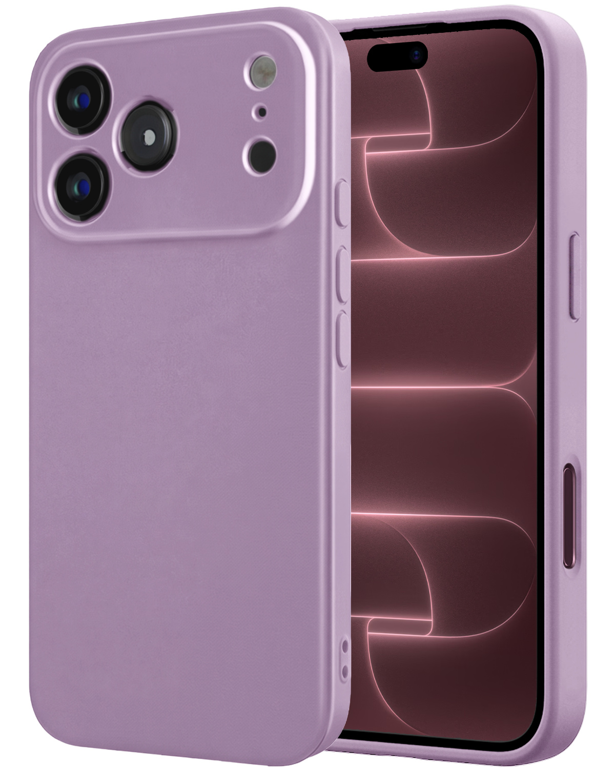 NoXx NoXx iPhone 18 Pro Hoesje Siliconen - Lila