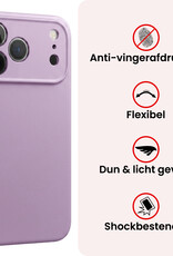 NoXx NoXx iPhone 18 Pro Hoesje Siliconen - Lila