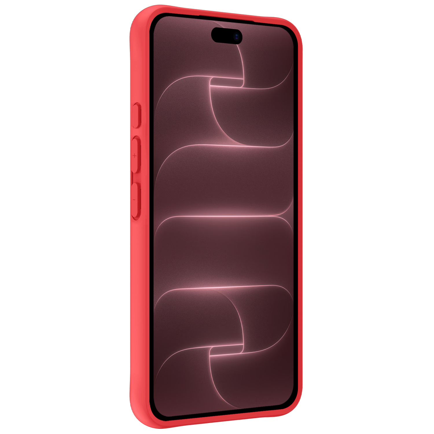 NoXx NoXx iPhone 18 Pro Hoesje Siliconen - Rood