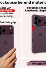NoXx NoXx iPhone 18 Pro Hoesje Siliconen - Transparant