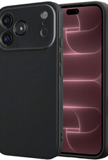 NoXx NoXx iPhone 18 Pro Hoesje Siliconen - Zwart