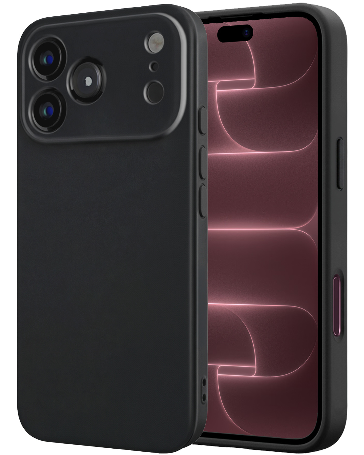 NoXx NoXx iPhone 18 Pro Hoesje Siliconen - Zwart