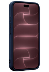 NoXx NoXx iPhone 18 Pro Hoesje Siliconen - Donkerblauw - 2 PACK